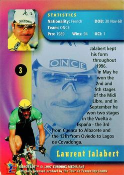 1997 Eurostar Tour de France #3 Laurent Jalabert Back